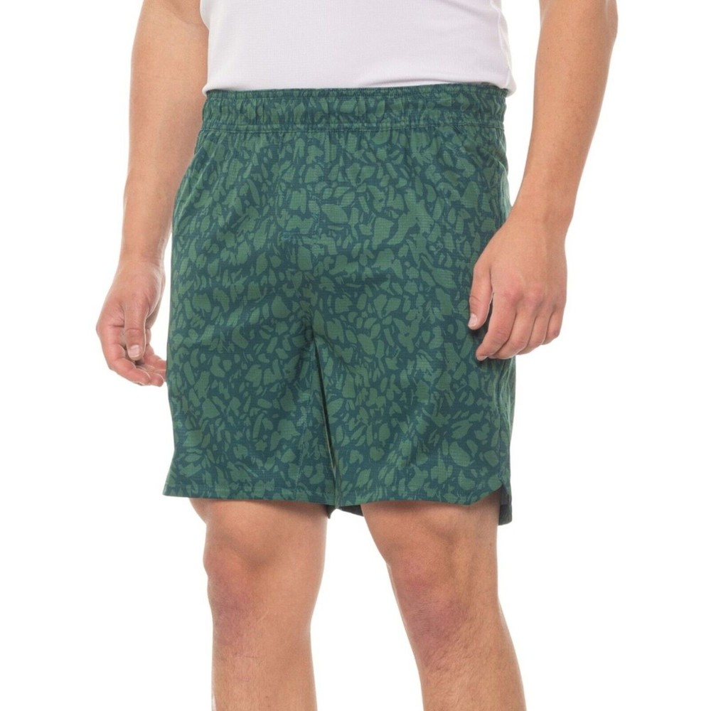 Feat Mens size XL Allaround Polyester Spandex Shorts Green Pockets NWT